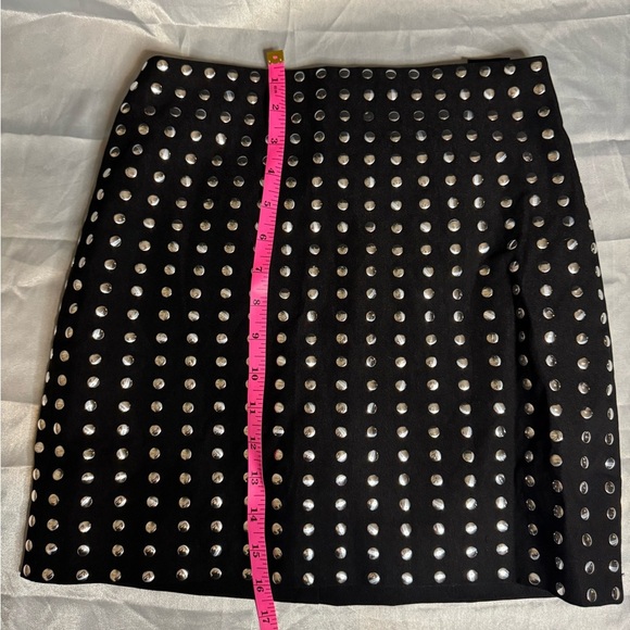 H&M Black and Silver Embellished Mini Pencil Skirt - Picture 4 of 5